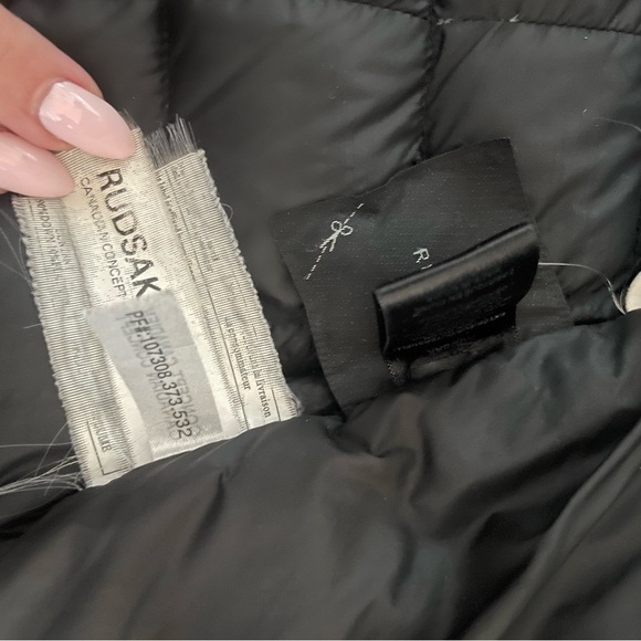 Rudsak size Small moto style packable puffer - Picture 13 of 14